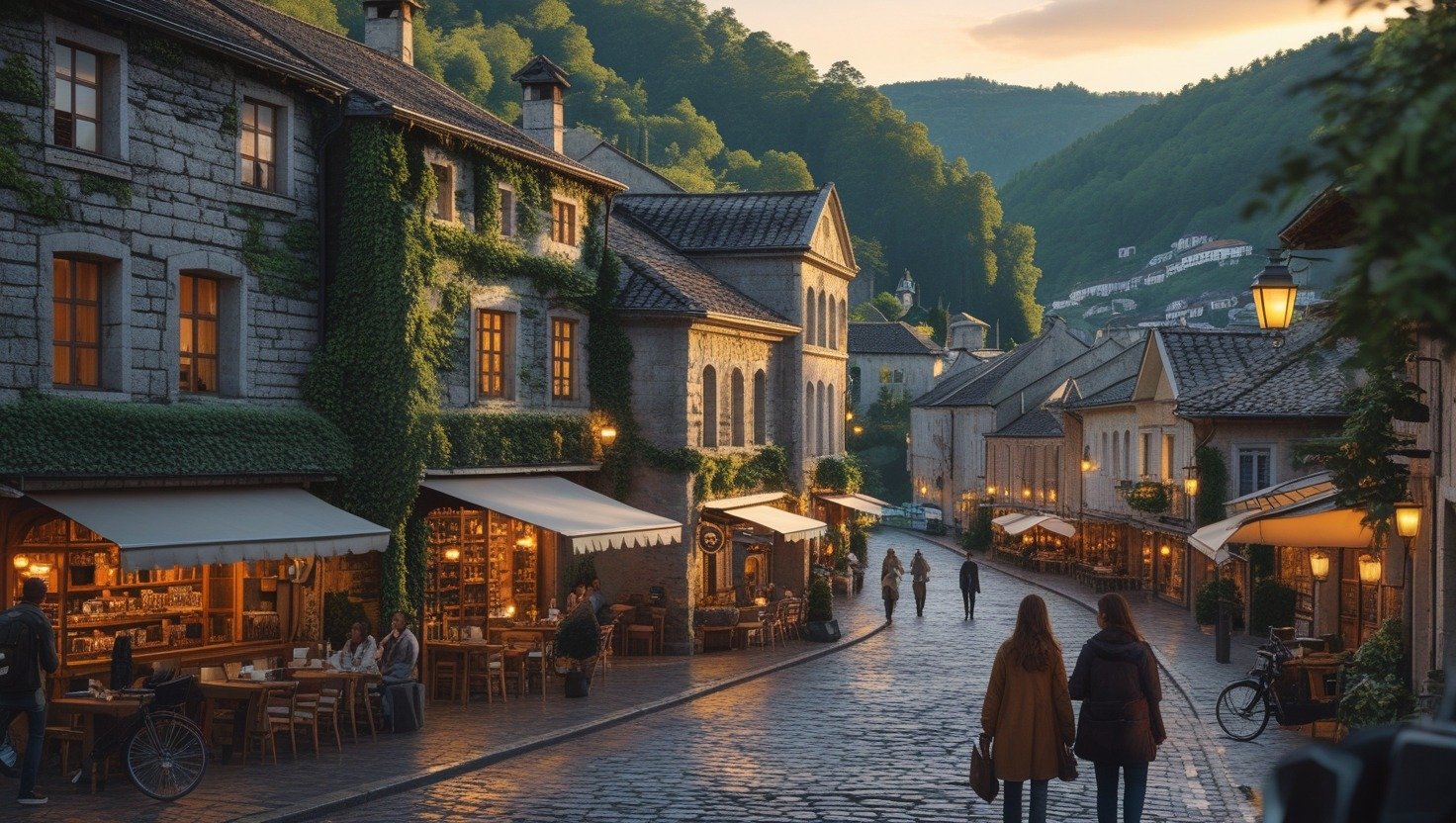 Ancient streets and scenic landscapes of Korpenpelloz, a rising travel destination for UK and USA tourists