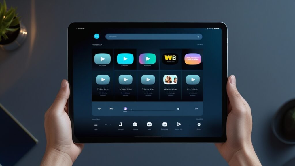 HDHubfu streaming platform interface showing movies and TV shows