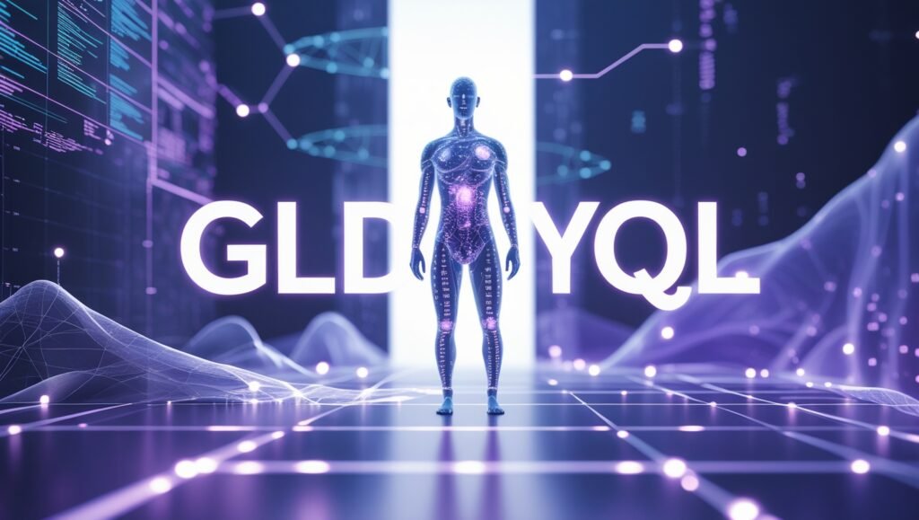 GLDYQL symbolic digital identity concept in 2025 with futuristic elements