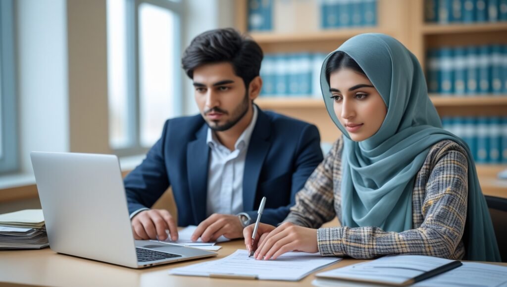 Pakistani student applying for HEC Scholarships 2025 step-by-step online