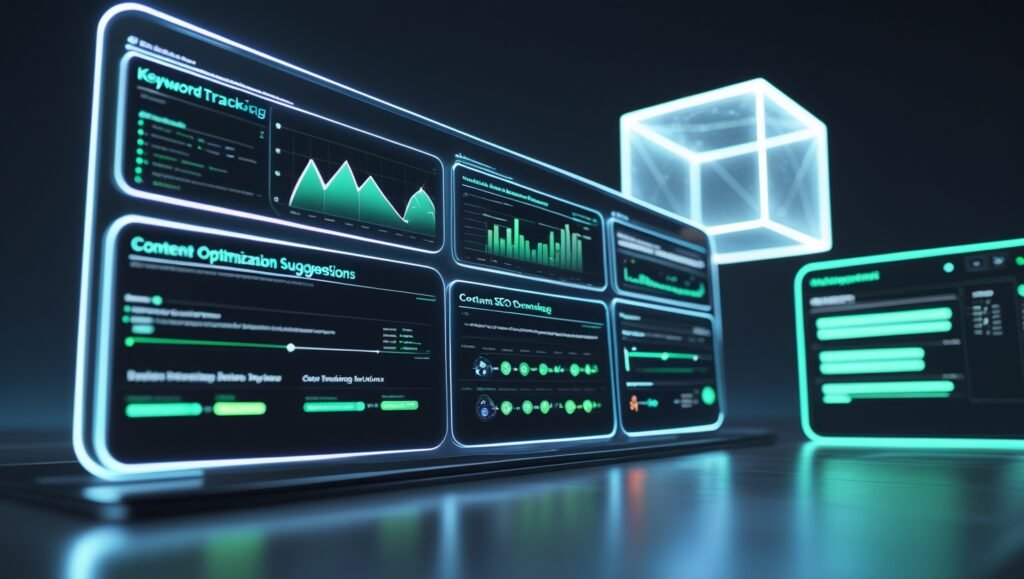Tasyyblack SEO Tool Dashboard with Live Keyword Tracking and AI Optimization Features