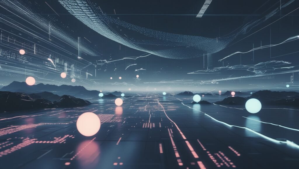 Abstract visual symbolizing the evolving concept of wunonovzizpimtiz in global tech and innovation