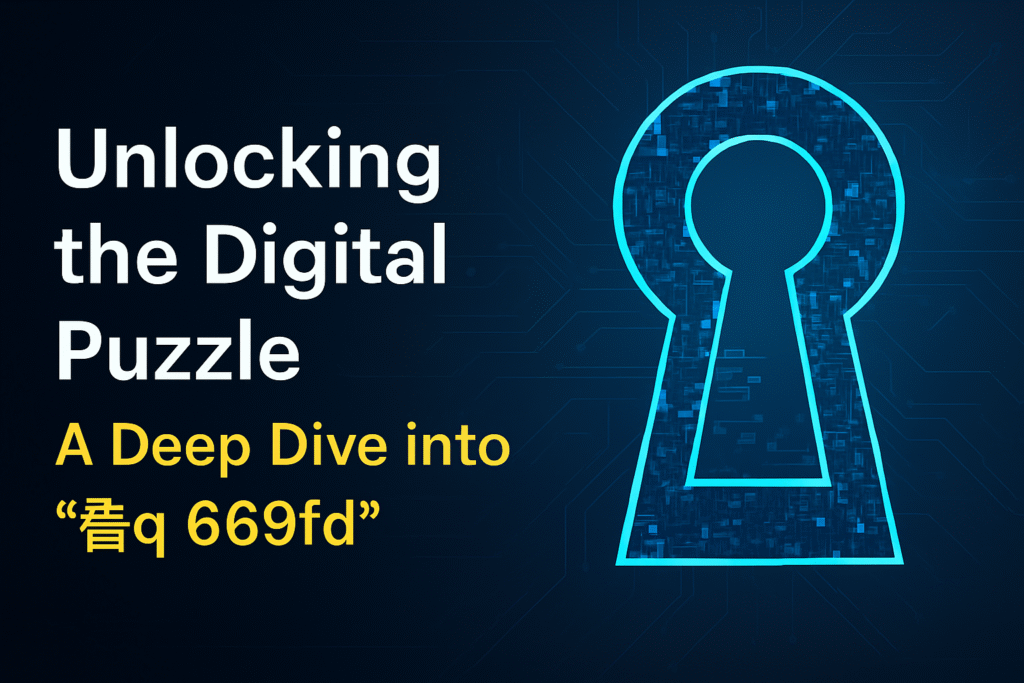 Encrypted Digital Code 鲁q 669fd Symbol
