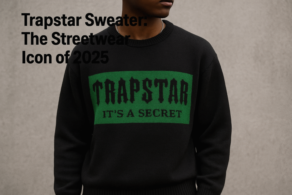 Trapstar sweater streetwear 2025 trend
