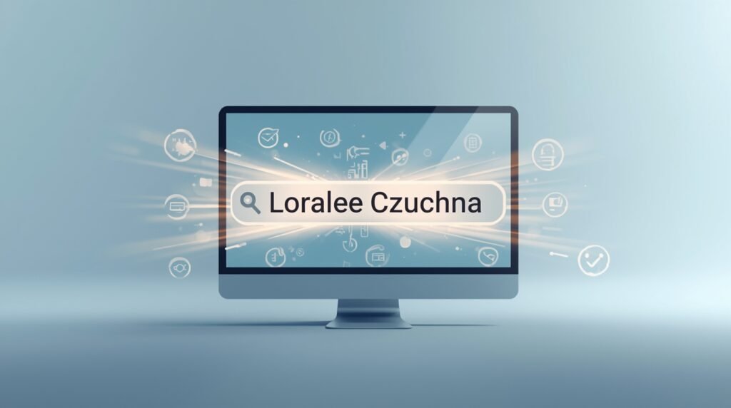 Responsible name searching and online privacy illustration representing ethical digital research