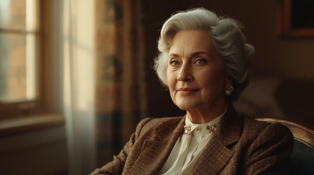 Loralee Czuchna smiling gracefully, symbolizing strength and elegance