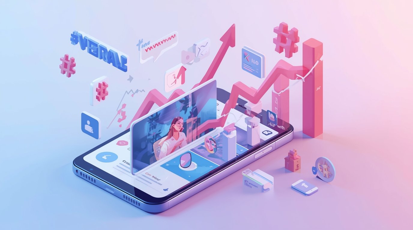 Viral videos and hashtags driving creator growth on social media in 2026