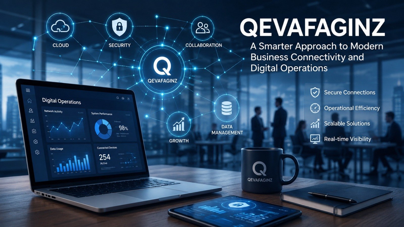 Qevafaginz business connectivity and digital operations solution