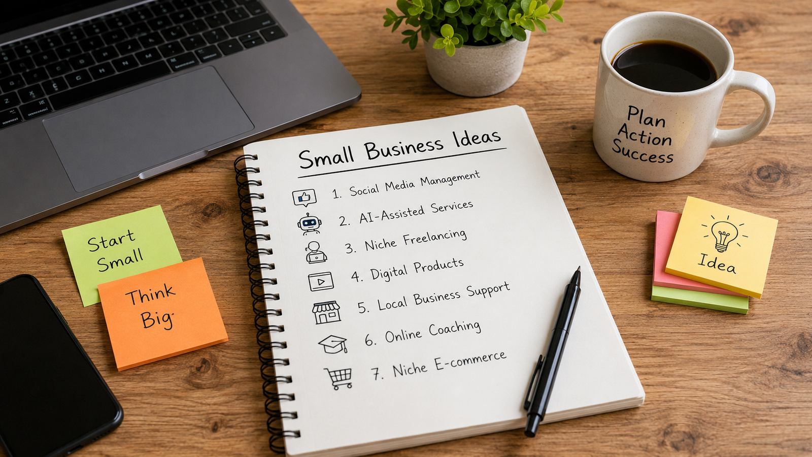 Small business ideas to start with limited money in 2026