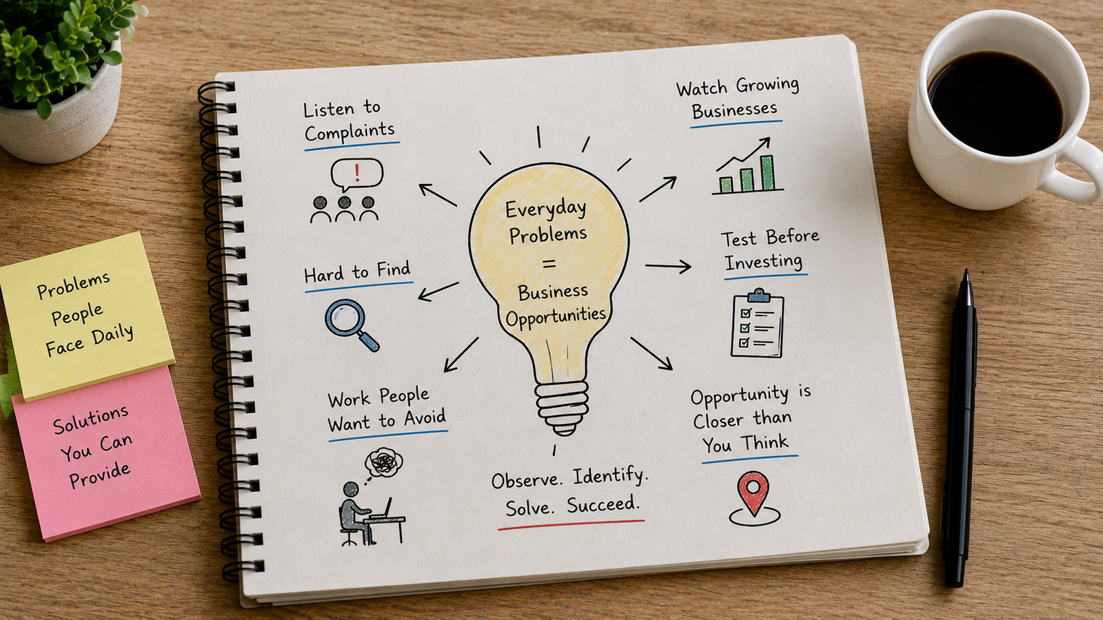 Finding business opportunities in everyday problems