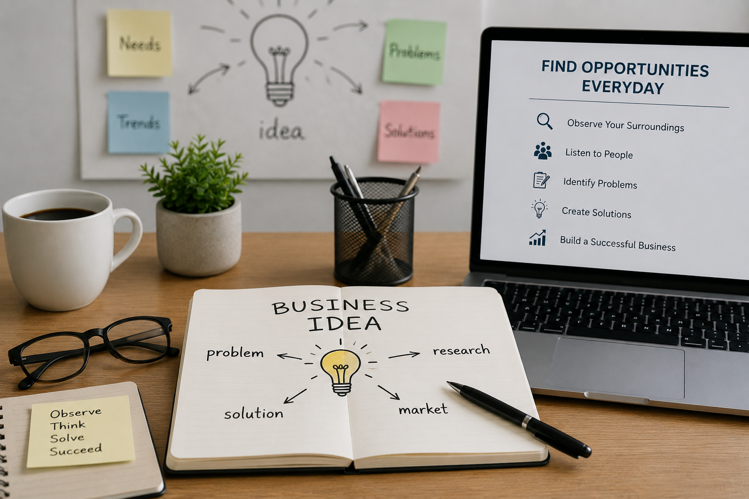 New entrepreneurs discovering profitable business ideas